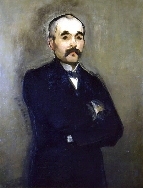 Georges Clemenceau, 1879. Artist: Edouard Manet