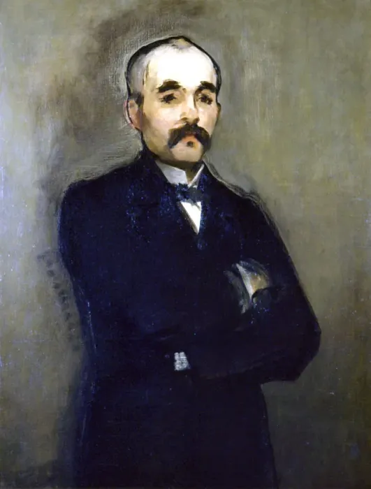 Framed Print : Georges Clemenceau, 1879. Artist: Edouard Manet Framed Print : Georges Clemenceau, 1879. Artist: Edouard Manet