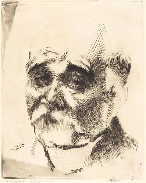 Georges Clemenceau, 1917. Creator: Paul Albert Besnard