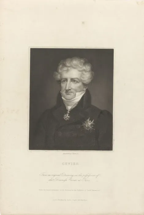 Framed Print : Georges Leopold Chretien Frederic Dagobert, Baron de Cuvier (1769-1832)