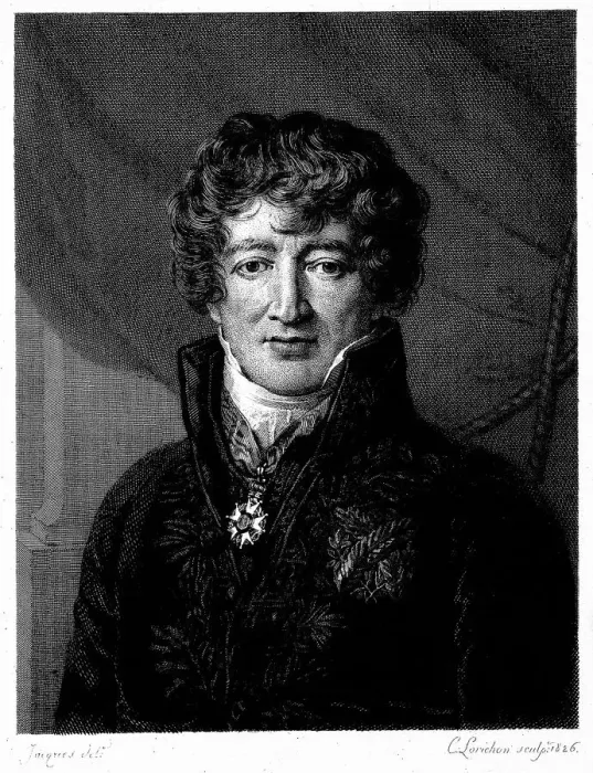 Framed Print : Georges Leopold Chretien Frederic Dagobert, Baron de Cuvier (1769-1832), 1826