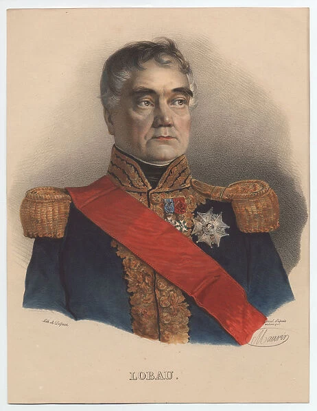 Georges Mouton de Lobau (1770-1838), Marshal of France, 1835. Artist: Anonymous