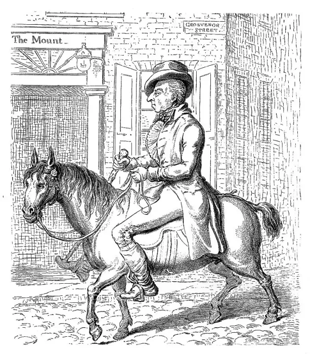 Framed Print : Georgey a Cockhorse, 1796 Framed Print : Georgey a Cockhorse, 1796