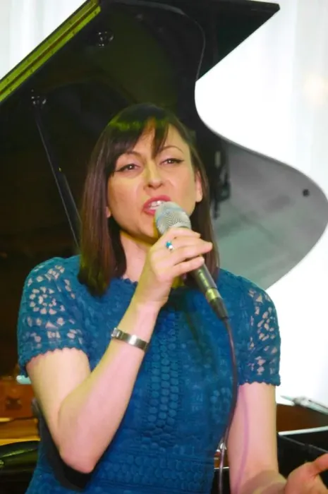 Framed Print : Georgia Mancio, Watermill Jazz Club, Dorking, Surrey, UK, 14 May 2019. Creator: Brian O Connor Framed Print : Georgia Mancio, Watermill Jazz Club, Dorking, Surrey, UK, 14 May 2019. Creator: Brian O Connor