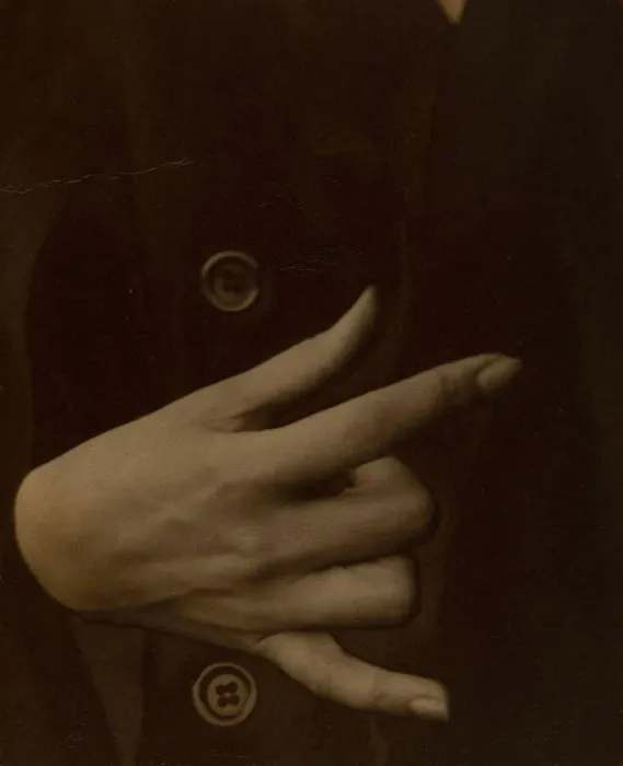 Framed Print : Georgia O Keeffe - Hand, 1918. Creator: Alfred Stieglitz Framed Print : Georgia O Keeffe - Hand, 1918. Creator: Alfred Stieglitz