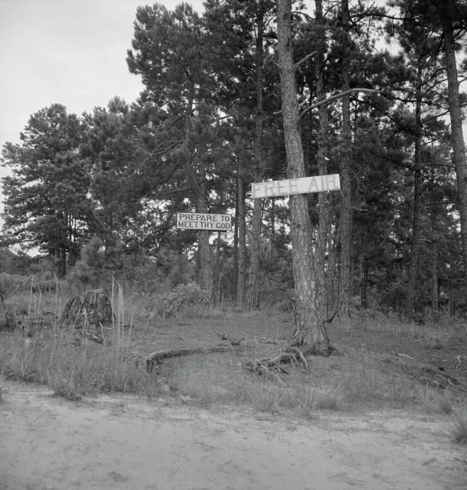 Framed Print : Georgia road sign, 1937. Creator: Dorothea Lange Framed Print : Georgia road sign, 1937. Creator: Dorothea Lange