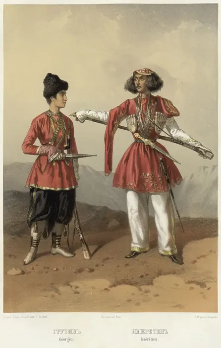 Framed Print : Georgian. Imeretin, 1862. Creator: Frants Taikhel Framed Print : Georgian. Imeretin, 1862. Creator: Frants Taikhel