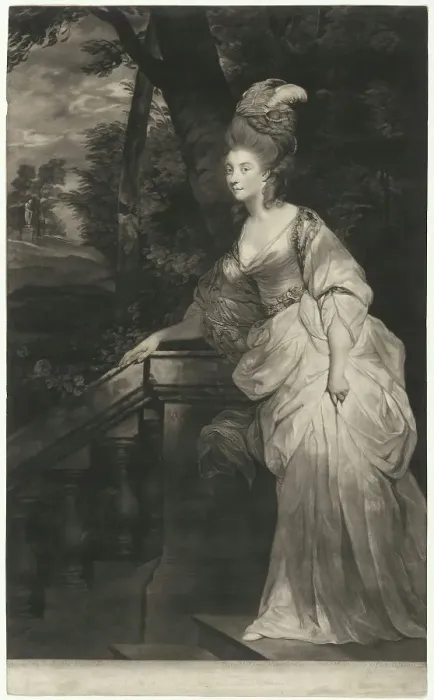 Framed Print : Georgiana, Duchess of Devonshire, 1780. Creator: Valentine Green