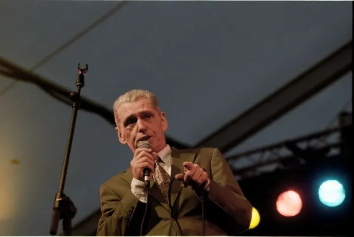 Framed Print : Georgie Fame, Brecon, 2005. Artist: Brian O Connor Framed Print : Georgie Fame, Brecon, 2005. Artist: Brian O Connor