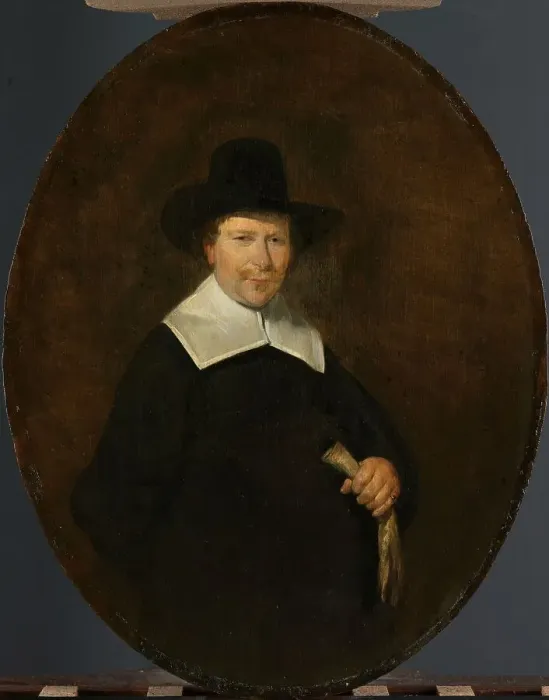 Framed Print : Gerard Abrahamsz van der Schalcke (1609-67). Haarlem Cloth Merchant, 1644. Creator: Gerard Terborch II Framed Print : Gerard Abrahamsz van der Schalcke (1609-67). Haarlem Cloth Merchant, 1644. Creator: Gerard Terborch II