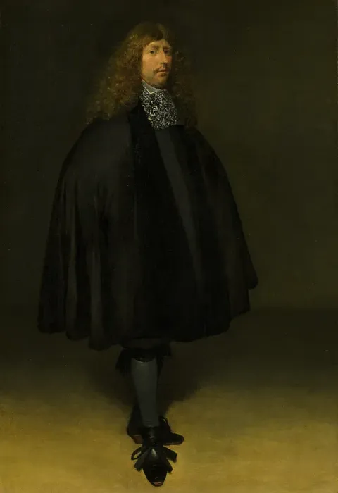 Framed Print : Gerard Terborch II - Self-Portrait. Creator: Gerard Terborch II Framed Print : Gerard Terborch II - Self-Portrait. Creator: Gerard Terborch II