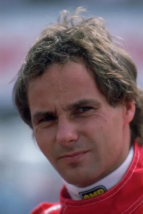 Framed Print : Gerhard Berger, British Grand Prix, Silverstone, Northamptonshire, 1989 Framed Print : Gerhard Berger, British Grand Prix, Silverstone, Northamptonshire, 1989