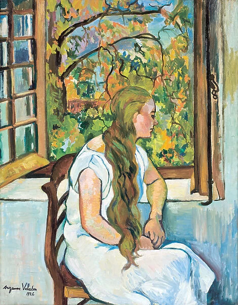 Germaine Utter at her window, 1926