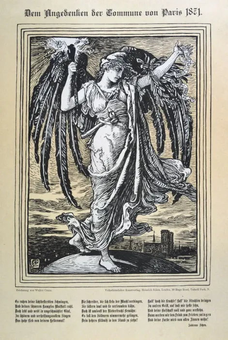 Framed Print : German allegory of the Paris Commune, 1871 Framed Print : German allegory of the Paris Commune, 1871