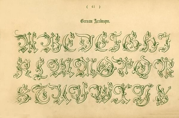 German Arabesque, 1862