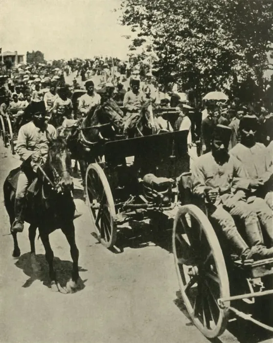 Framed Print : German armaments in the Turkish Army, First World War, c1914, (c1920). Creator: Unknown Framed Print : German armaments in the Turkish Army, First World War, c1914, (c1920). Creator: Unknown
