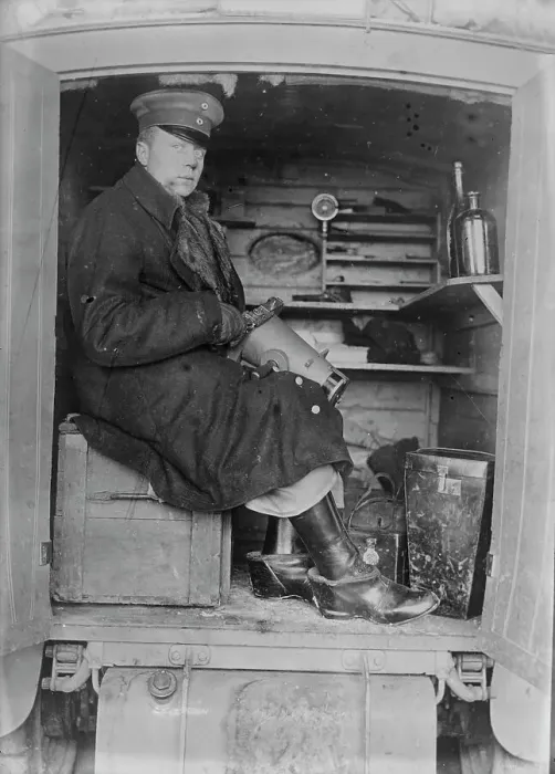 Framed Print : German Army Photographer, between c1914 and c1915. Creator: Bain News Service Framed Print : German Army Photographer, between c1914 and c1915. Creator: Bain News Service