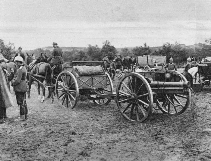 Framed Print : German artillery, World War I, 1915 Framed Print : German artillery, World War I, 1915