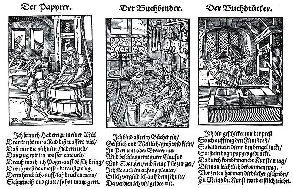 German book manufacture in the 16th century, (1903)