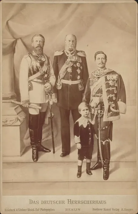 Framed Print : The German dynasty, c. 1888. Creator: Photo studio Reichard & Lindner, Berlin. The German dynasty, c. 1888. Creator: Photo studio Reichard & Lindner, Berlin Framed Print : The German dynasty, c. 1888. Creator: Photo studio Reichard & Lindner, Berlin. The German dynasty, c. 1888. Creator: Photo studio Reichard & Lindner, Berlin