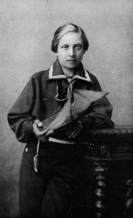 Framed Print : The German Emperor as a Boy, c1870, (1917). Artist: J Russell & Sons Framed Print : The German Emperor as a Boy, c1870, (1917). Artist: J Russell & Sons