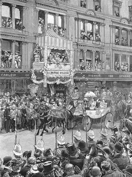 The German Emperor's visit to the City, 1891. Creator: R Barnes