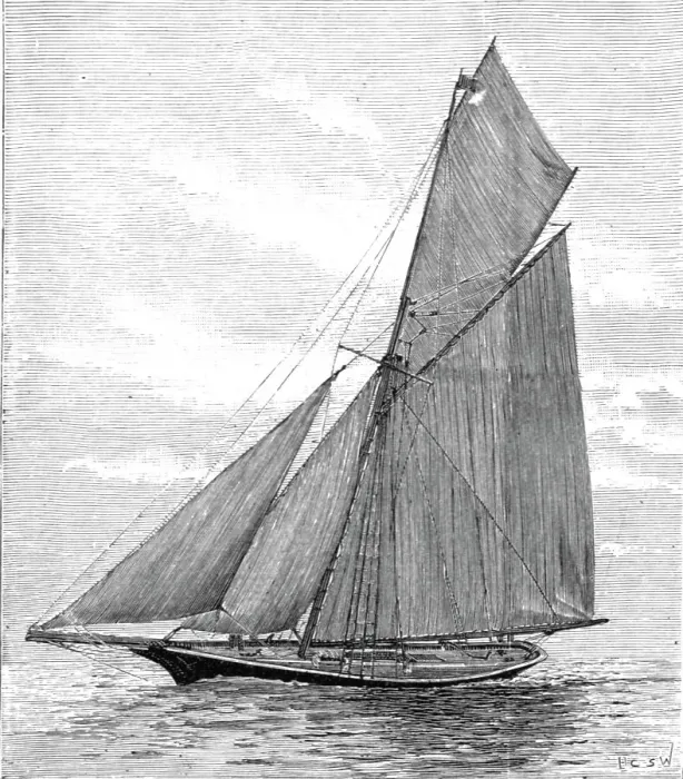 Framed Print : The German Emperor's Yacht Meteor, late Thistle, 1891. Creator: Unknown. The German Emperor's Yacht Meteor, late Thistle, 1891. Creator: Unknown Framed Print : The German Emperor's Yacht Meteor, late Thistle, 1891. Creator: Unknown. The German Emperor's Yacht Meteor, late Thistle, 1891. Creator: Unknown