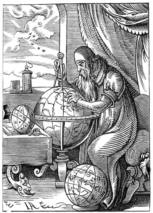 Framed Print : A German man of letters, 16th century (1849). Artist: Jost Amman Framed Print : A German man of letters, 16th century (1849). Artist: Jost Amman