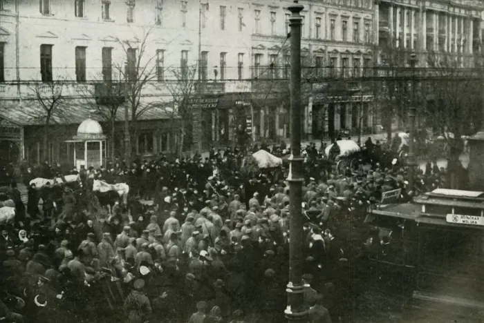 Framed Print : German Prisoners in Warsaw, (1919). Creator: Unknown Framed Print : German Prisoners in Warsaw, (1919). Creator: Unknown