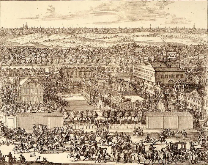 Framed Print : German Quarter (Nemetskaya sloboda) in Moscow (right part), 1705. Artist: Schoonebeek (Schoonebeck), Adriaan (1661-1705) Framed Print : German Quarter (Nemetskaya sloboda) in Moscow (right part), 1705. Artist: Schoonebeek (Schoonebeck), Adriaan (1661-1705)