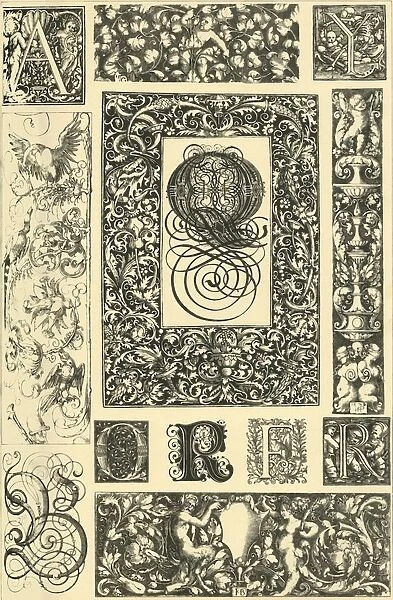 German Renaissance typographic ornaments, (1898). Creator: Unknown