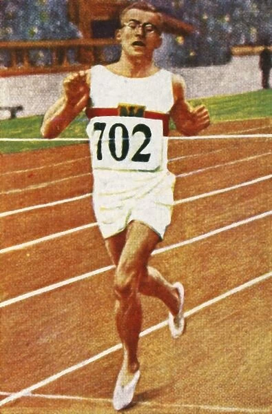 German sprinter Joachim Büchner, 1928. Creator: Unknown