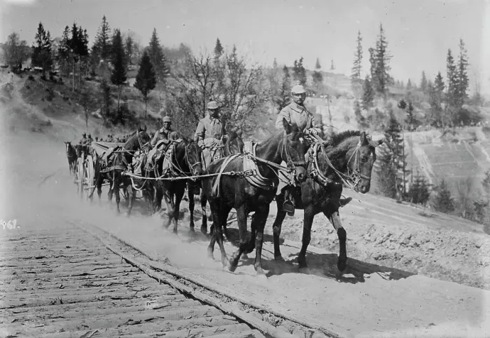 Framed Print : Germans in Carpathians, between c1915 and c1918. Creator: Bain News Service Framed Print : Germans in Carpathians, between c1915 and c1918. Creator: Bain News Service