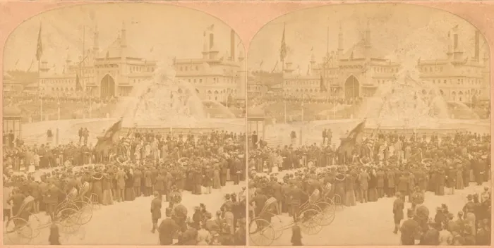 Framed Print : Germans Day, California Midwinter Exposition, 1850s-1910s. Creator: Kilburn Brothers Framed Print : Germans Day, California Midwinter Exposition, 1850s-1910s. Creator: Kilburn Brothers
