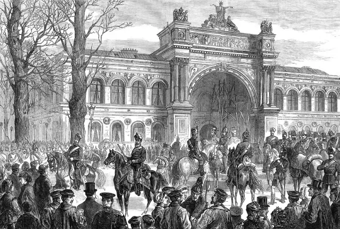 Framed Print : The Germans in Paris: the Palais de l'Industrie, 1871. Creator: Unknown Framed Print : The Germans in Paris: the Palais de l'Industrie, 1871. Creator: Unknown