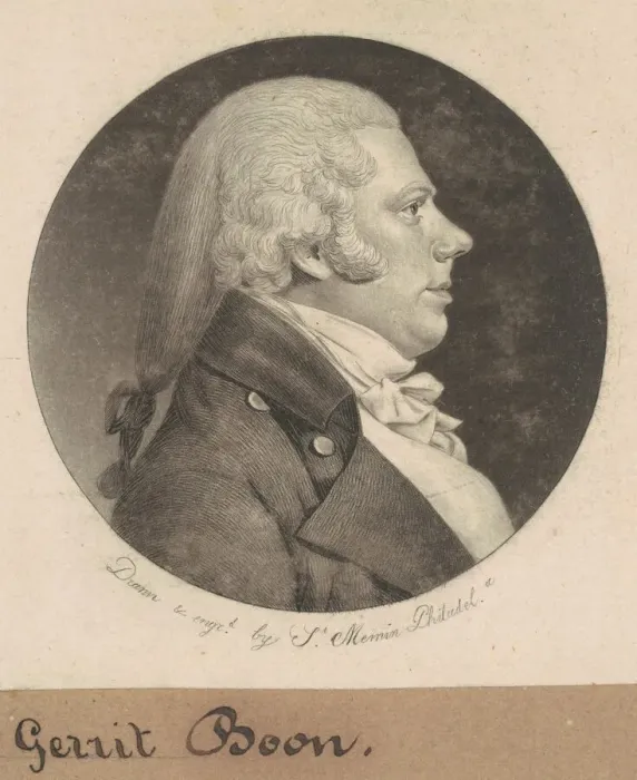 Framed Print : Gerrit Boon, 1801. Creator: Charles Balthazar Julien Fevret de Saint-Memin Framed Print : Gerrit Boon, 1801. Creator: Charles Balthazar Julien Fevret de Saint-Memin