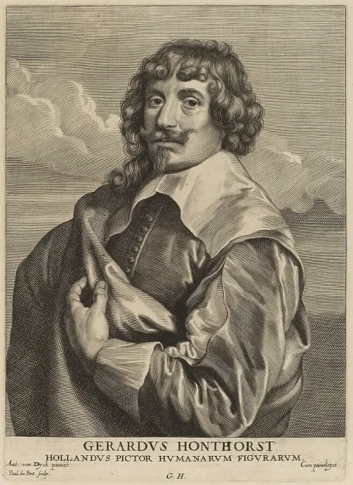 Framed Print : Gerrit van Honthorst, probably 1626 / 1641. Creator: Paulus Pontius Framed Print : Gerrit van Honthorst, probably 1626 / 1641. Creator: Paulus Pontius