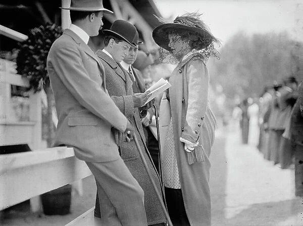 Gerry, Mrs. Peter Goelet - Horse Show, 1911. Creator: Harris & Ewing. Gerry, Mrs. Peter Goelet - Horse Show, 1911. Creator: Harris & Ewing