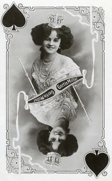 Gertie Millar, British actress and singer, c1905. Artist: Rotary Photo