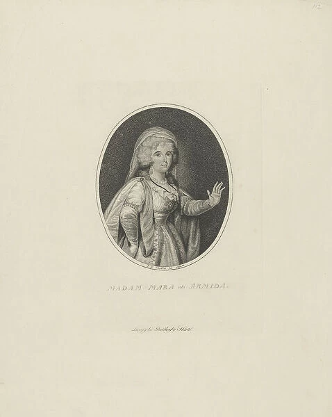 Gertrud Elisabeth Mara, nee Schmeling (1749-1833) as Armida, 1801. Creator: Schroter