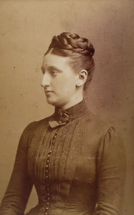 Framed Print : Gertrude Keith, c1880s. Creator: G West & Son Framed Print : Gertrude Keith, c1880s. Creator: G West & Son