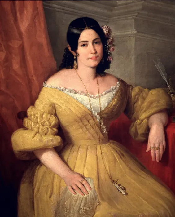 Framed Print : Gertrudis Gomez de Avellaneda (1814-1873), Cuban writer Framed Print : Gertrudis Gomez de Avellaneda (1814-1873), Cuban writer