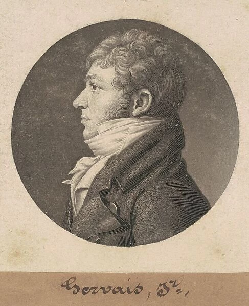 Gervais, Jr. 1801. Creator: Charles Balthazar Julien Fevret de Saint-Memin
