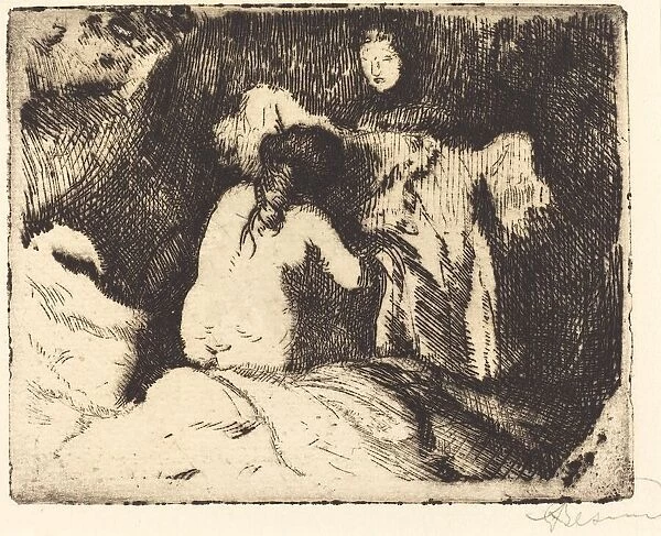 Getting Up (Le lever), 1913. Creator: Paul Albert Besnard