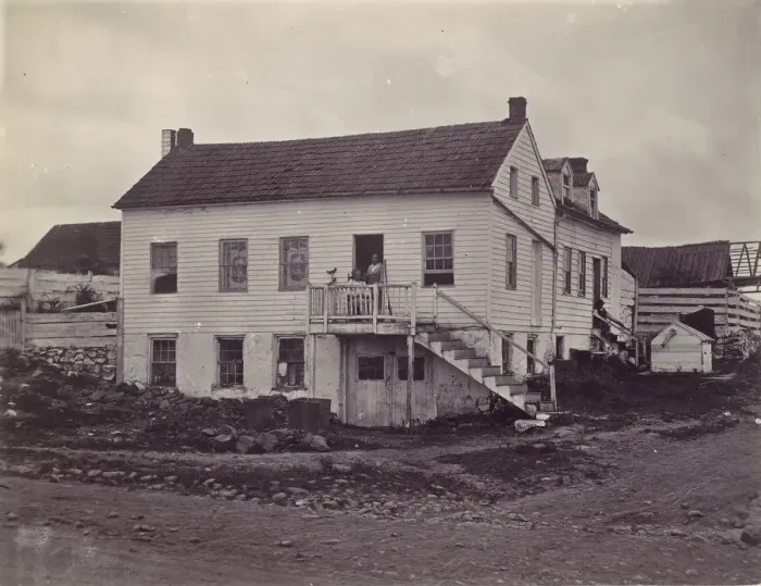 Framed Print : Gettysburg. John Burns House, 1863. Creator: Unknown Framed Print : Gettysburg. John Burns House, 1863. Creator: Unknown