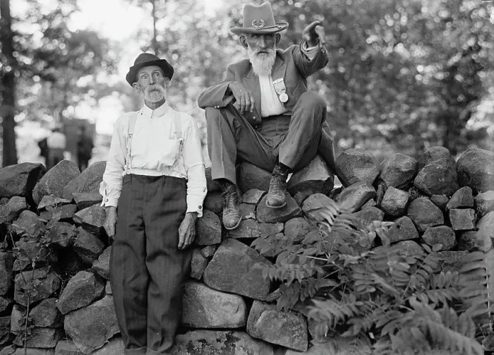 Framed Print : Gettysburg Reunion: G.A.R. & U.C.V. 1913. Creator: Harris & Ewing. Gettysburg Reunion: G.A.R. & U.C.V. 1913. Creator: Harris & Ewing Framed Print : Gettysburg Reunion: G.A.R. & U.C.V. 1913. Creator: Harris & Ewing. Gettysburg Reunion: G.A.R. & U.C.V. 1913. Creator: Harris & Ewing