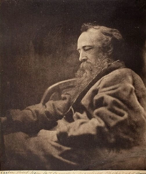 G.F. Watts, Printed 1864. Creator: Julia Margaret Cameron