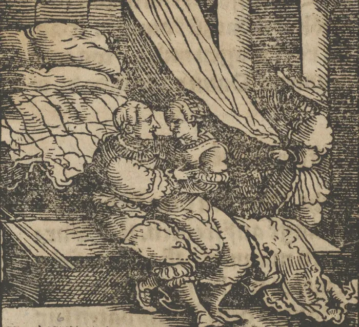 Framed Print : Ghismonda, Guiscardo, and the Prince of Salerno, from The Decameron, before 1534 Framed Print : Ghismonda, Guiscardo, and the Prince of Salerno, from The Decameron, before 1534