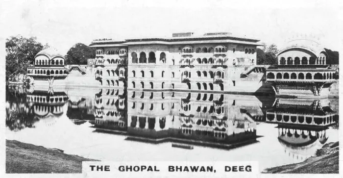 Framed Print : The Ghopal Bhawan, Deeg, Rajasthan, India, c1925 Framed Print : The Ghopal Bhawan, Deeg, Rajasthan, India, c1925