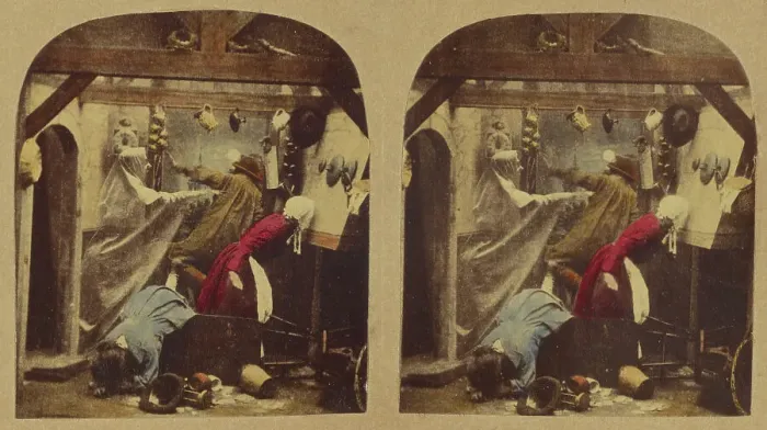 Framed Print : A Ghost, about 1865. Creator: London Stereoscopic & Photographic Co Framed Print : A Ghost, about 1865. Creator: London Stereoscopic & Photographic Co